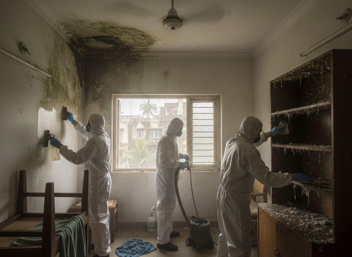 How to Remove Monsoon Mold from Mumbai Apartments